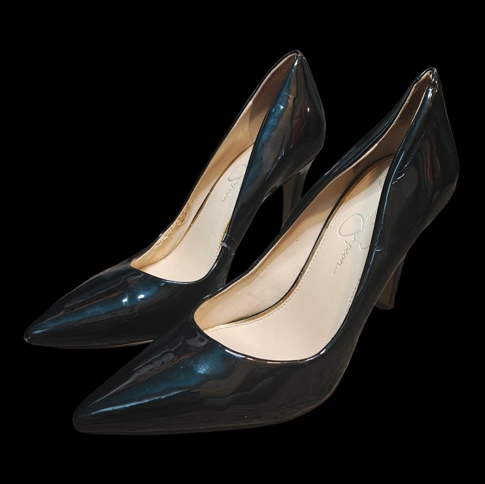 Elegant Black Patent Leather Pumps